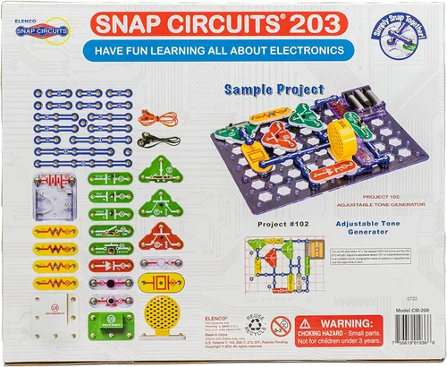 Miniatura 4 de Kit de circuitos electrónicos Snap Circuits 203 de Electronics Discovery