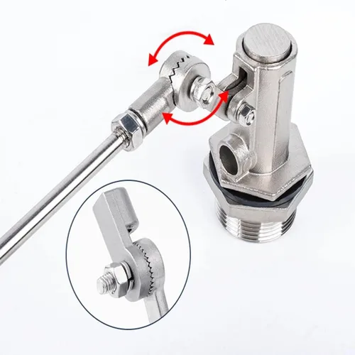 Miniatura 6 de 1pcs 1/2inch 3/4inch 316 Stainless Steel Float Ball Valve, Fully Automatic Water Level Switch Controller for Water Tank/Tower(3/4inch)