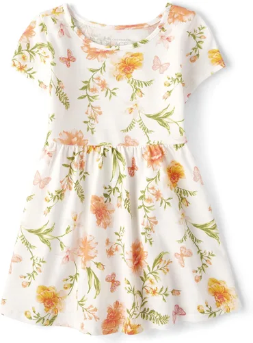 Miniatura 21 de The Children's Place, Vestido de moda de manga corta para niñas y niñas pequeñas