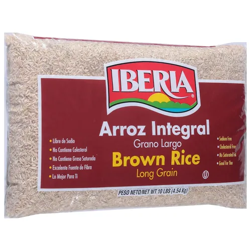 Miniatura 6 de Iberia Arroz integral de grano largo, 5 lb