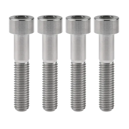 Miniatura 37 de Tornillos Allen de cabeza hueca de titanio M10 20 25 30 35 40 45 50 55 2.362 in Tornillos paquete de 4 (M10 x 0.787 in, paso 0.049 in, negro)