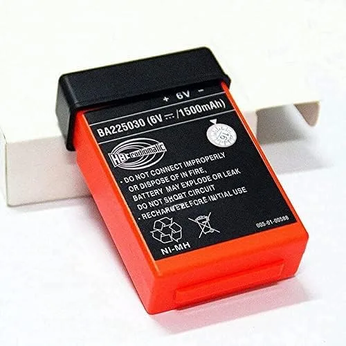 Miniatura 7 de Paquete de 1 para HBC Radiomatic BA225030 6V 1500mAh batería Ni-Mh recargable para grúa HBC Control remoto bomba camión batería
