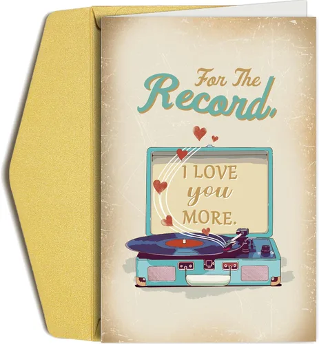 Miniatura 8 de Tarjeta de San Valentín para novio y novia, bonita tarjeta de aniversario de gatos para él y ella, adorable regalo de San Valentín