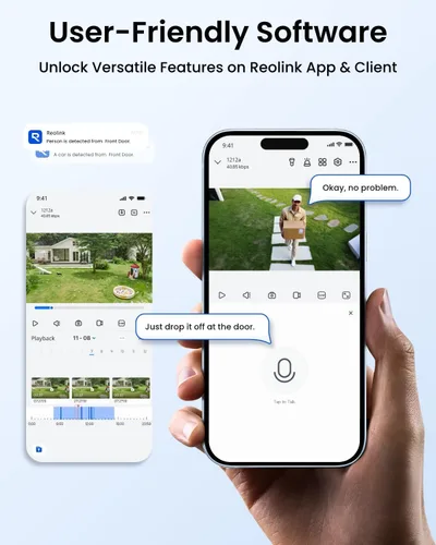 Miniatura 6 de REOLINK Cámara IP PoE de 12 MP para exteriores, cámaras de vigilancia bala para seguridad del hogar, detección inteligente de humanos