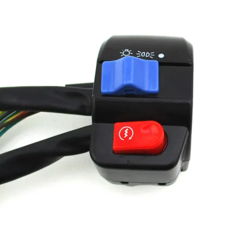 Miniatura 3 de Aluminio 7/8 ''0.866 in izquierda derecha manija interruptor conjunto de control conjunto para GY6 50cc 125cc 150cc ciclomotor scooter
