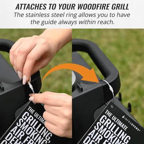 Miniatura 5 de INFRAOVENS Revestimiento de bandeja de goteo para parrilla de exterior Ninja Woodfire OG701 OG751 Bandeja reutilizable no desechable y hoja