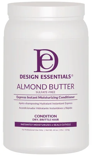 Miniatura 6 de Design Essentials Acondicionador hidratante instantáneo Almond Butter Express, 32 onzas