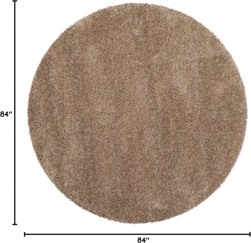 Miniatura 209 de SAFAVIEH Accent Rug 2'x3' - Milan Shag Collection - Modern Design, Dark Beige, Ultra Plush Thick Pile, Ideal for Bedroom, Nursery, Living Room