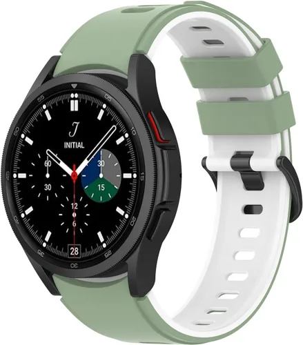 Miniatura 9 de Senter Correa de repuesto de goma suave de liberación rápida para Samsung Galaxy Watch4 de 40/1.732 in, Watch4 Classic de 1.654 in/1.811 in Smart