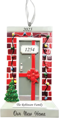 Miniatura 6 de Adorno 2025 de Our First Home – Recuerdo personalizado de Navidad de casa nueva – Regalo personalizado para el primer hogar para propietarios