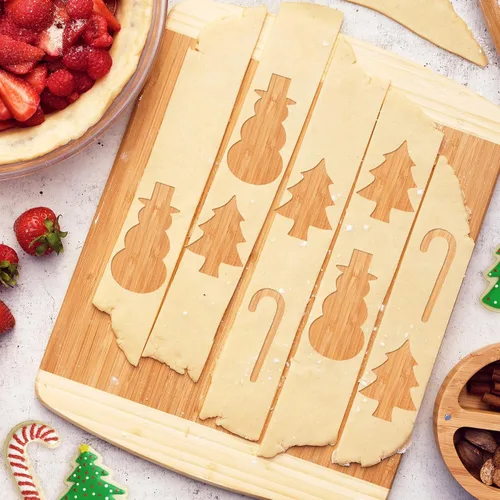 Miniatura 4 de Totally Bamboo Kauai Tabla de Cortar – Tabla de Cortar de Madera de Bambú Duradera para Preparación en la Cocina, Servir y Charcutería, Amigable