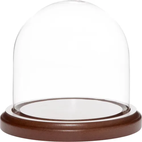 Miniatura 3 de Plymor Cúpula de cristal de 4 x 4 pulgadas (base de madera MDF negra)