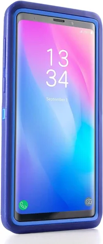 Miniatura 6 de HIQUE Defender - Funda para Samsung Galaxy Note 9, sin protector de pantalla, resistente, protección contra caídas, híbrida de poliuretano Azul