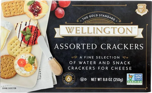 Miniatura 15 de Wellington Galletas de pimienta agrietada, 4.4 onzas (paquete de 12)