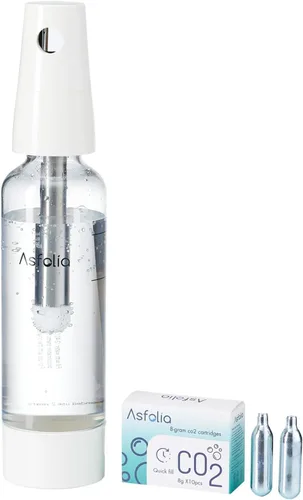 Máquina portátil de agua con gas, fabricante de refrescos de viaje para el hogar y al aire libre, botella de carbonatación de 1 litro, 10 cilindros