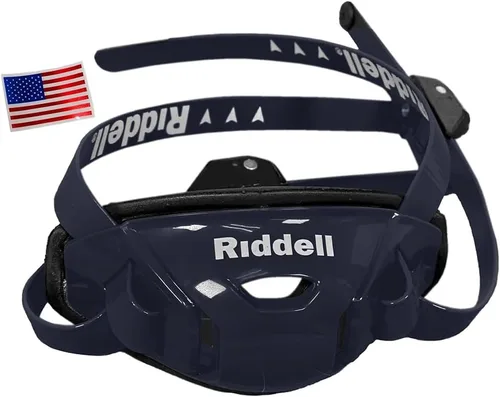Miniatura 9 de Riddell SpeedFlex Hard Cup Cam-Loc Chinstrap + calcomanía para casco de la bandera de Estados Unidos