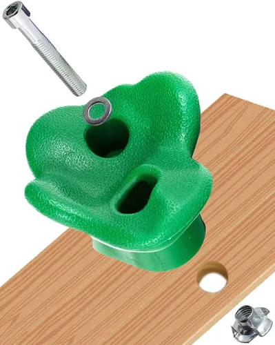 Miniatura 5 de Juego de 25 piezas coloridas con forma de nariz de cerdo con asas auxiliares azules y verdes, juego de madera para interiores y exteriores