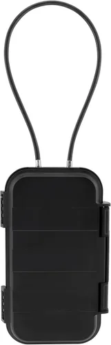 Miniatura 7 de Caja fuerte portátil, caja de seguridad combinada con código, caja de seguridad antirrobo impermeable con cadena extraíble para playa, dormitorio