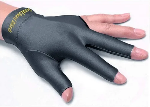Miniatura 24 de Scott Edward Guantes de billar 10 piezas/set 3 dedos abiertos Guantes de billar Guantes de taco de piscina Spandex para mano izquierda o derecha