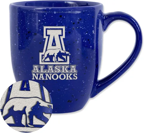 Miniatura 450 de Rico Industries NCAA Virginia Tech Hokies Maroon - Taza de café de cerámica grabada con láser, color del equipo, 16 onzas