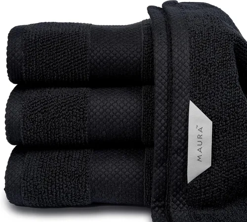 Miniatura 2 de MAURA Toallas de mano prémium 100% algodón de 16 x 30 pulgadas, ultra absorbentes, de secado rápido, toallas suaves para baño, toallas de mano extra