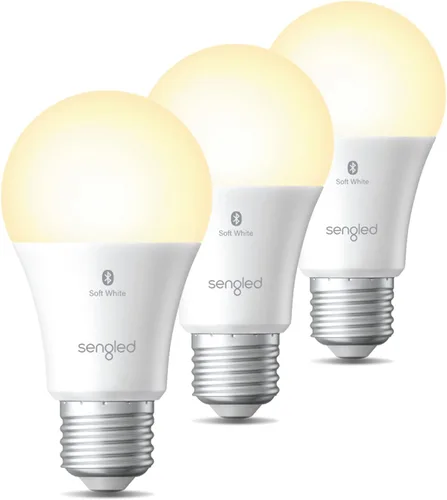 Miniatura 11 de Sengled Bombilla de luz Alexa, bombillas inteligentes que son compatibles solo con Alexa, malla Bluetooth estándar A19 E26, bombilla LED regulable