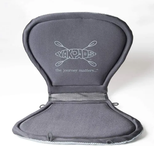 Almohadilla de asiento acolchada con respaldo alto, almohadilla de asiento de gel para kayaks, cojín de asiento portátil para deportes acuáticos al