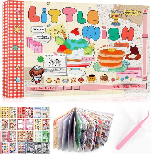 Miniatura 19 de 800 calcomanías japonesas Kawaii Heisei Retro para diario de adultos, Y2k, lindas calcomanías para álbumes de recortes, calcomanías estéticas