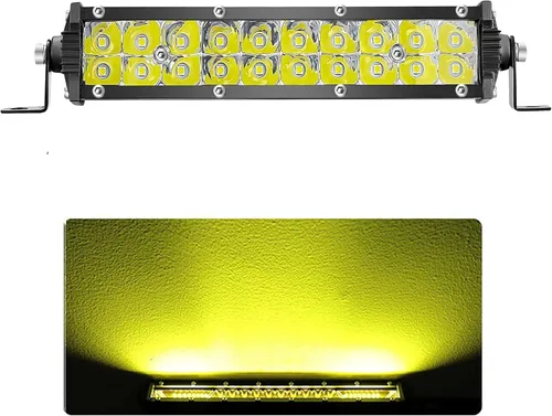 Miniatura 14 de Barra de luz LED delgada de 7 pulgadas para camión tractor, 12 V-60 V, pequeñas luces LED de trabajo todoterreno, luces antiniebla auxiliares 60 W