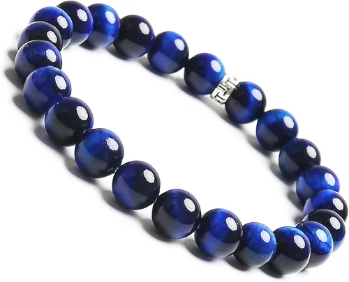 BONNY BOXX Pulsera de piedras semipreciosas de 0.150.230.315 pulgadas (460.315 in) para hombres y mujeres, joyería de