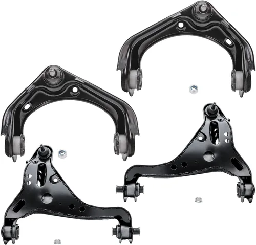 Miniatura 24 de Detroit Axle - Brazos de control superiores traseros para Chrysler 300 Dodge Challenger Charger Magnum, reemplazo del conjunto de brazos de control