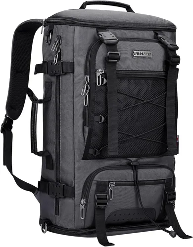 Miniatura 10 de WITZMAN Mochila de viaje para hombre, convertible grande, mochila de mano con compartimento para zapatos para aviones, compatible con laptop de 17