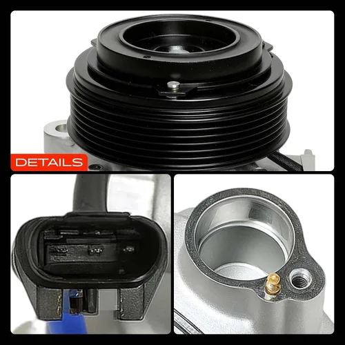 Miniatura 9 de A-Premium Compresor de aire acondicionado con embrague compatible con BMW X1 2012-2015, X4 2015, Z4 2012-2016, L4 2.0L