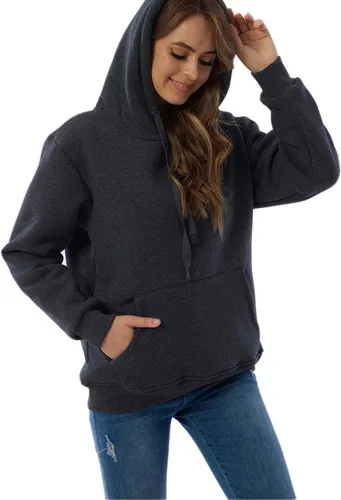 Miniatura 5 de Sudadera con capucha para mujer, forro polar, sherpa, para invierno, casual, ajuste holgado
