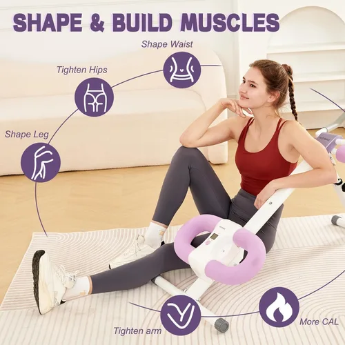 Miniatura 2 de Equipo de entrenamiento abdominal, máquina de abdominales, rodillo abdominal para hombres y mujeres, entrenamiento de ejercicio abdominal