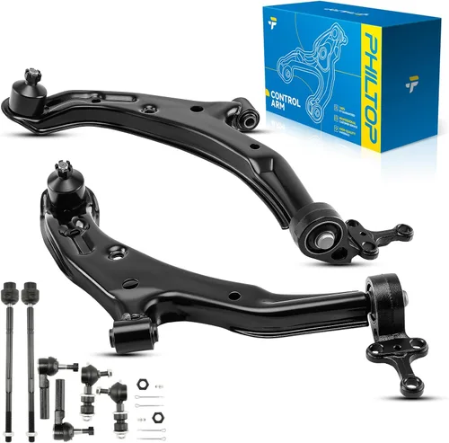 Miniatura 20 de PHILTOP Kit de suspensión delantera de 10 piezas, brazos de control inferiores con juntas de bola, eslabones de extremo de barra estabilizadora