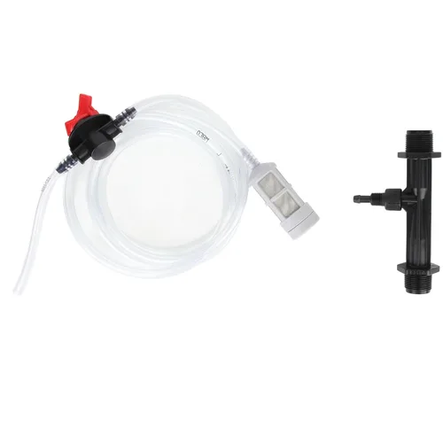 Miniatura 11 de Venturi - Kit de inyector de fertilizante de 1 pulgada, sistema de riego por goteo eficiente con tubo de agua para césped, jardín, invernadero
