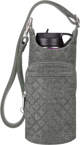 Miniatura 7 de Travelon Bolsa con diseño bohemio para botella de agua, Brezo gris), 43426-51T