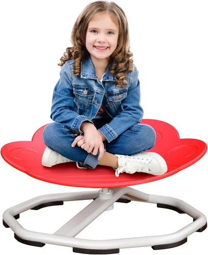 Miniatura 8 de Qusases Sillas Giratorias Sensoriales para Niños, Silla Giratoria para Niños Autistas, Juguetes Sensoriales de Sentarse y Girar, Entrenamiento