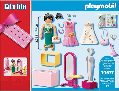 Miniatura 4 de Playmobil Set de regalo de boutique de moda