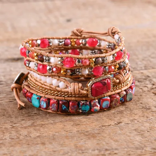 Miniatura 3 de YGLINE - Impresionante colección de pulseras de cuero hechas a mano