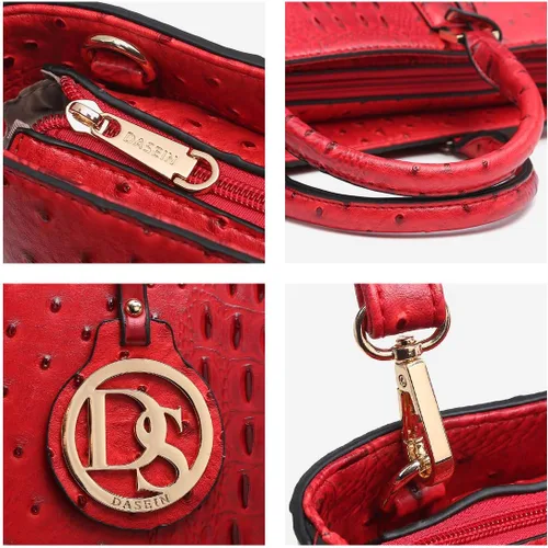Miniatura 3 de Dasein Women Satchel Purse Handbag Shoulder Bag Work Tote Bag with Matching Clutch