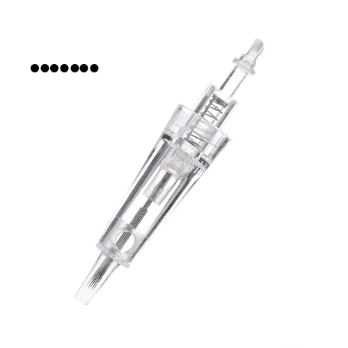 Miniatura 7 de 20 agujas de tatuaje de maquillaje permanente 1P/3P/5P/5FP/7FP Máquina de tatuaje Aguja de cartucho para cejas, delineador de ojos, labio, sombreado