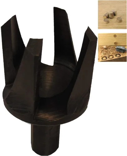 Snappy - Cortador de enchufe de vástago hexagonal cónico de 1 pulgada, fabricado en EE. UU