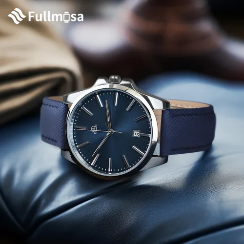 Miniatura 3 de Fullmosa Cross - Correa de repuesto de reloj de pulsera en cuero auténtico para hombres y mujeres, 0.551 in, 0.630 in, 0.709 in, 0.787 in, 0.866 in