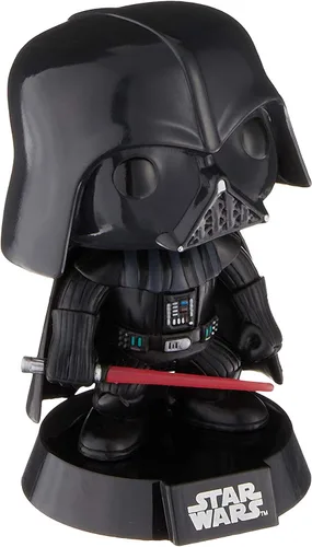 Miniatura 6 de POP Star Wars: Figura clásica de vinilo de Darth Vader 01 Funko Pop (incluye funda protectora compatible con caja de pop box), multicolor, 3.75