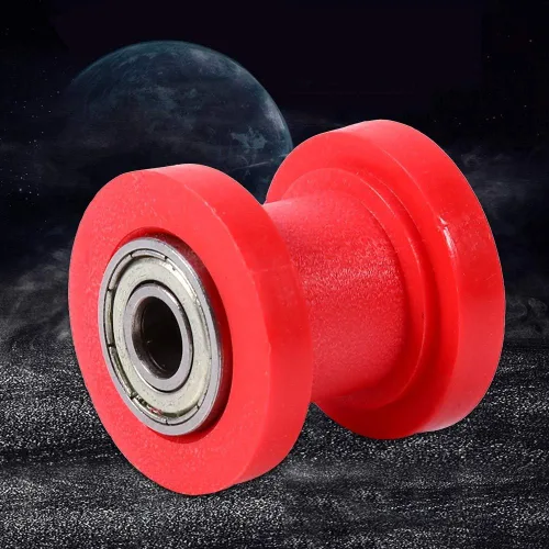 Miniatura 8 de Keenso Rueda guía tensor de rodillo de cadena de 0.315 pulgadas, guía universal de rueda tensor de cadena de polea para motocicleta, Pit Dirt Mini