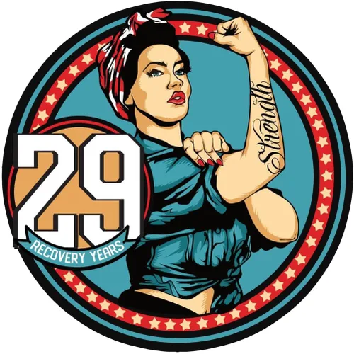 Miniatura 31 de Sobriety Coin – Rosie Strength Tattoo Recovery AA Chip, medallón de alta resistencia, regalo perfecto para cualquier persona en recuperación