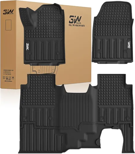 Miniatura 22 de 3W Alfombrillas de piso para Chevy Equinox 2018-2023 2024/Alfombrillas de piso GMC Terrain, TPE para todo clima con ajuste personalizado
