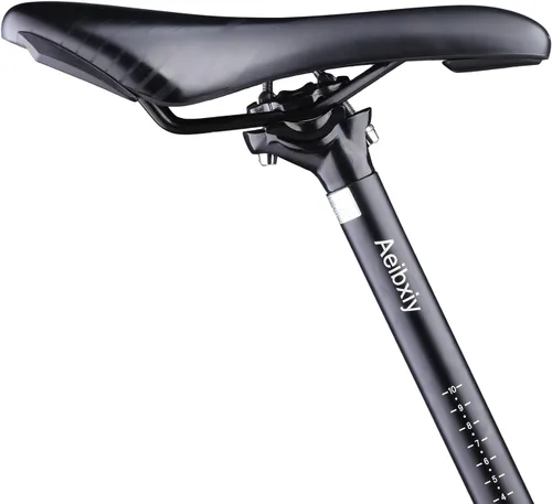 Miniatura 5 de Aeibxiy Bicicleta SeatPost 1.071 in 1.217 in 1.244 in aleación de aluminio 13.780 in bicicleta asiento post para montaña carretera bicicletas BMX